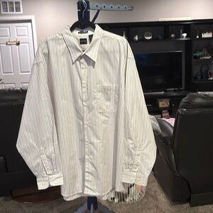Arrow long sleeve, button down Striped Shirt. Size XXL